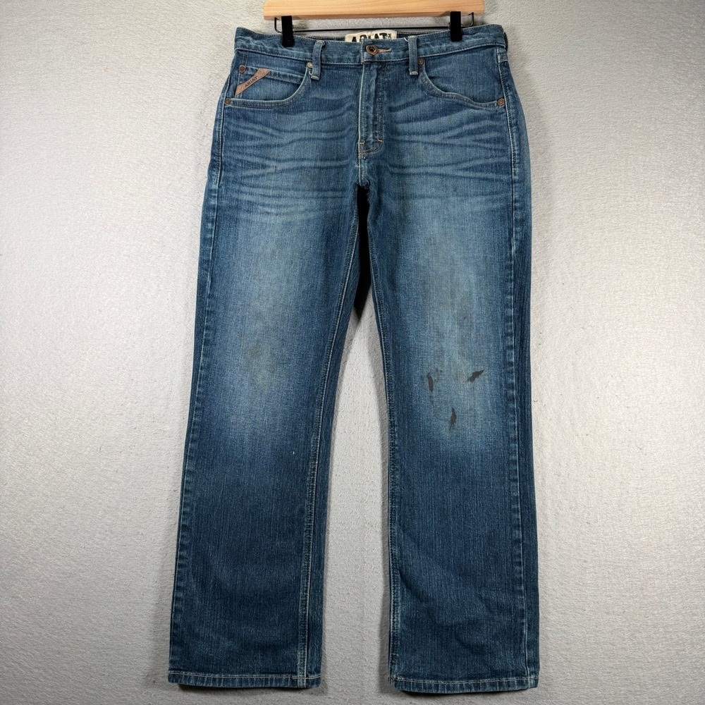 Ariat Men's Slim Straight Jeans - Deep Blue